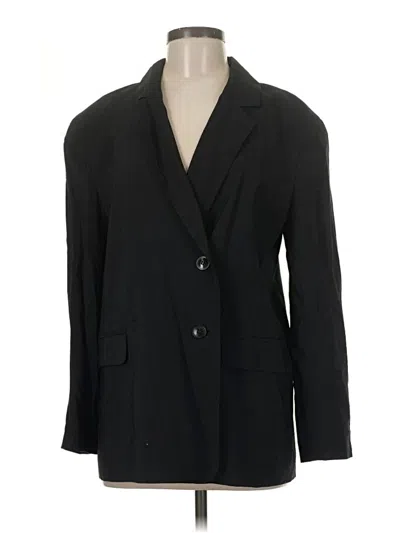 Pre-owned Madewell Blazer Jacket In Black