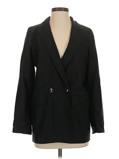 Pre-owned Madewell Blazer Jacket In Black