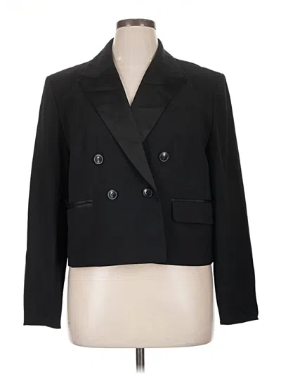 Pre-owned Madewell Blazer Jacket In Black