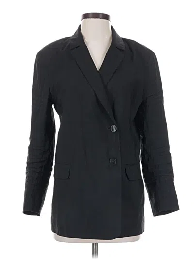 Pre-owned Madewell Blazer Jacket In Black