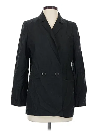 Pre-owned Madewell Blazer Jacket In Black