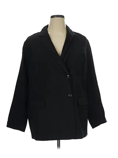 Pre-owned Madewell Blazer Jacket In Black
