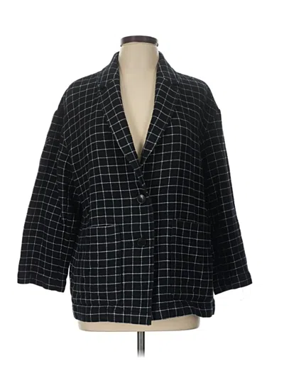 Pre-owned Madewell Blazer Jacket In Black
