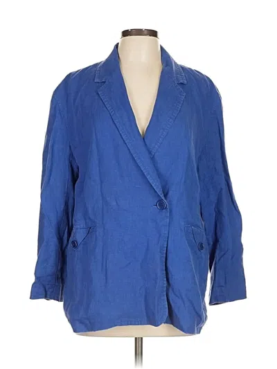Pre-owned Madewell Blazer Jacket In Blue