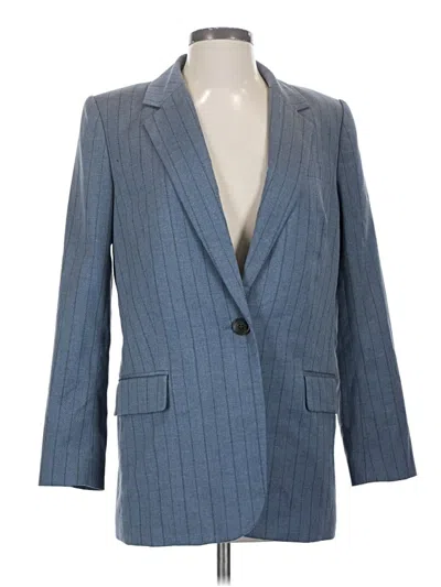 Pre-owned Madewell Blazer Jacket In Blue