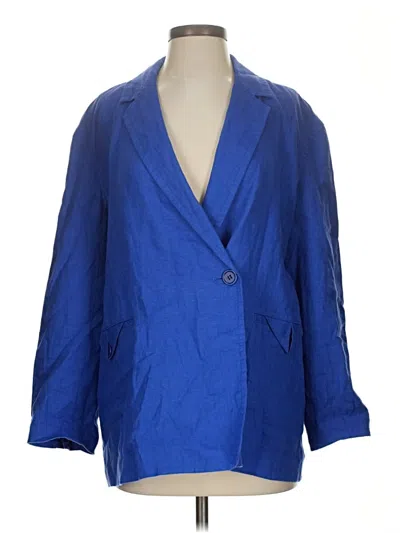 Pre-owned Madewell Blazer Jacket In Blue