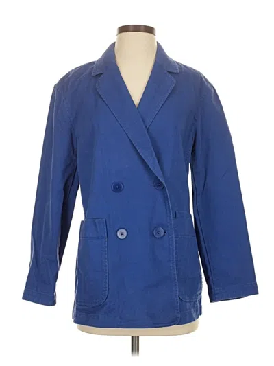 Pre-owned Madewell Blazer Jacket In Blue