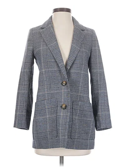 Pre-owned Madewell Blazer Jacket In Blue