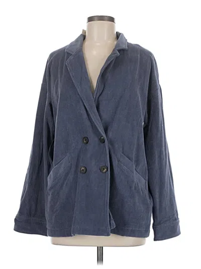 Pre-owned Madewell Blazer Jacket In Blue