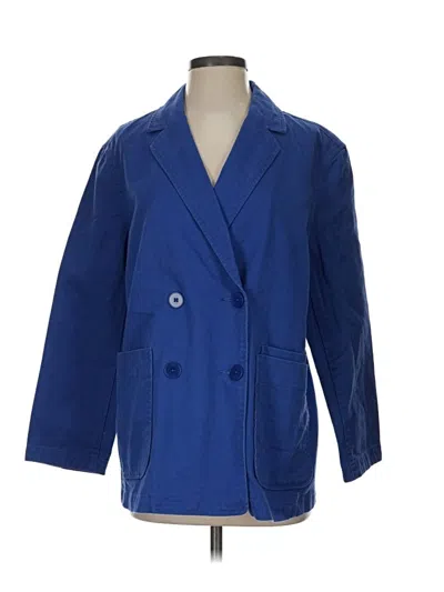 Pre-owned Madewell Blazer Jacket In Blue