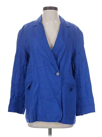 Pre-owned Madewell Blazer Jacket In Blue