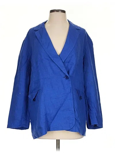 Pre-owned Madewell Blazer Jacket In Blue