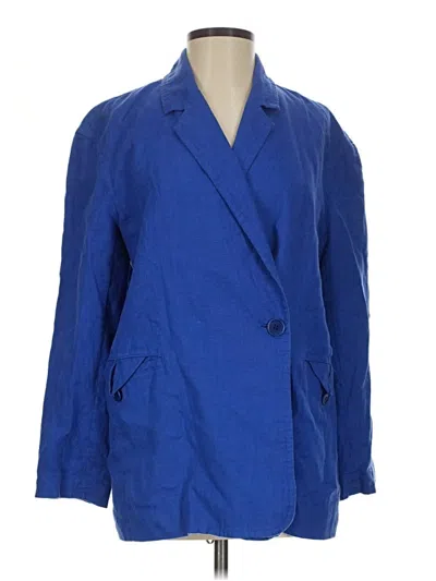 Pre-owned Madewell Blazer Jacket In Blue