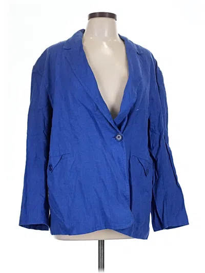 Pre-owned Madewell Blazer Jacket In Blue