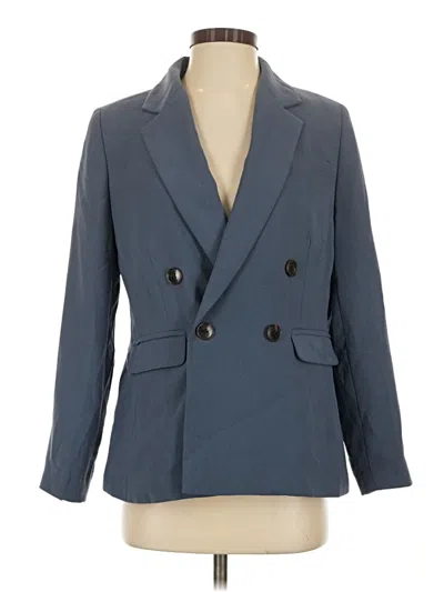 Pre-owned Madewell Blazer Jacket In Blue