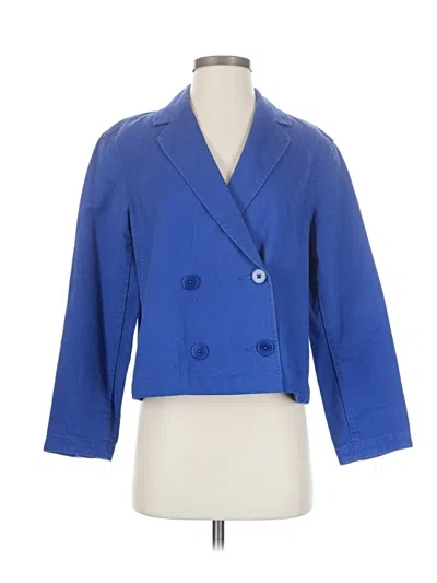 Pre-owned Madewell Blazer Jacket In Blue