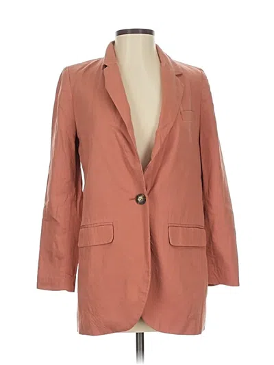 Pre-owned Madewell Blazer Jacket In Brown