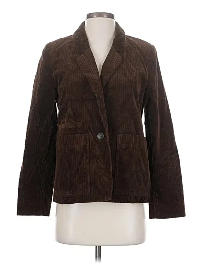 Pre-owned Madewell Blazer Jacket In Brown
