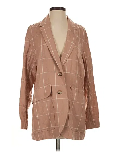 Pre-owned Madewell Blazer Jacket In Brown