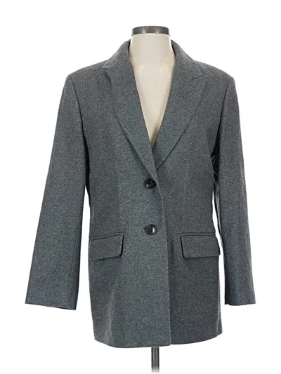 Pre-owned Madewell Blazer Jacket In Gray