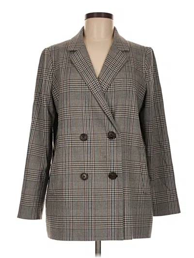 Pre-owned Madewell Blazer Jacket In Gray