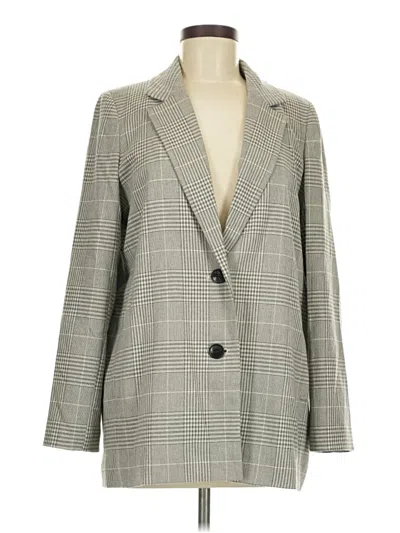 Pre-owned Madewell Blazer Jacket In Gray