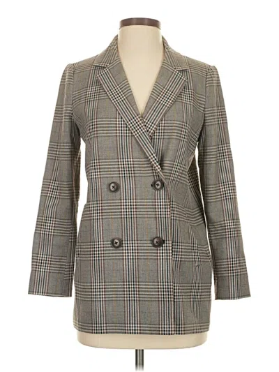 Pre-owned Madewell Blazer Jacket In Gray