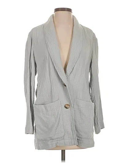 Pre-owned Madewell Blazer Jacket In Gray