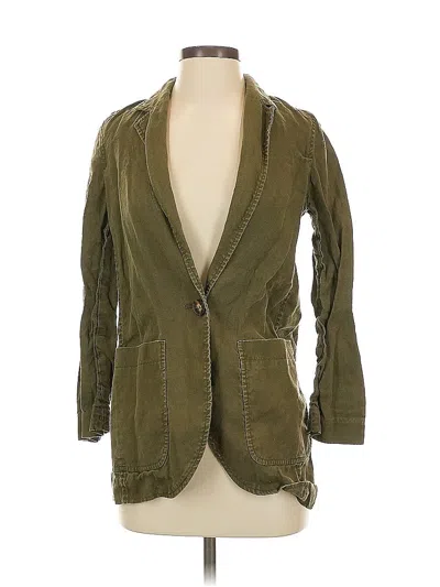 Pre-owned Madewell Blazer Jacket In Green