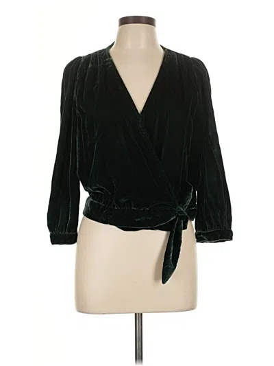 Pre-owned Madewell Blazer Jacket In Green