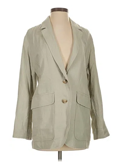 Pre-owned Madewell Blazer Jacket In Green
