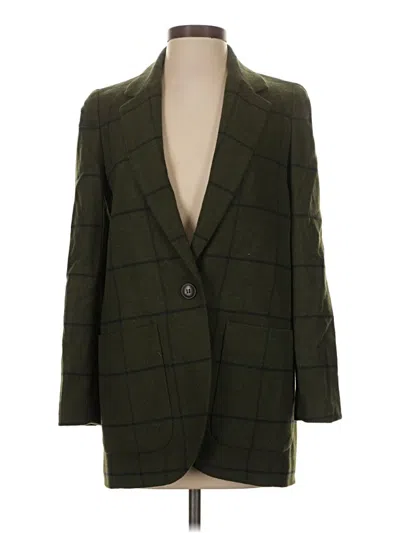 Pre-owned Madewell Blazer Jacket In Green