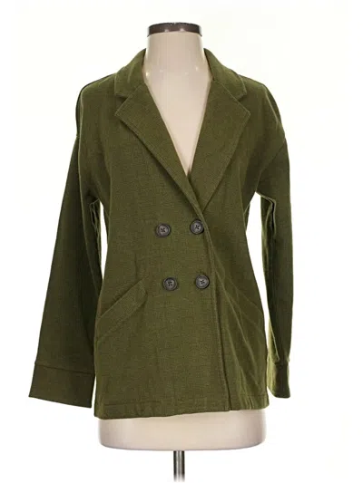 Pre-owned Madewell Blazer Jacket In Green