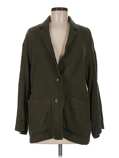 Pre-owned Madewell Blazer Jacket In Green