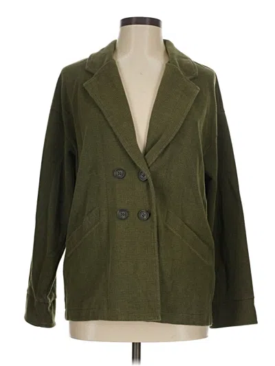 Pre-owned Madewell Blazer Jacket In Green