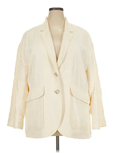 Pre-owned Madewell Blazer Jacket In Ivory