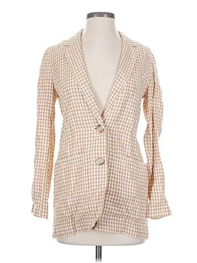 Pre-owned Madewell Blazer Jacket In White