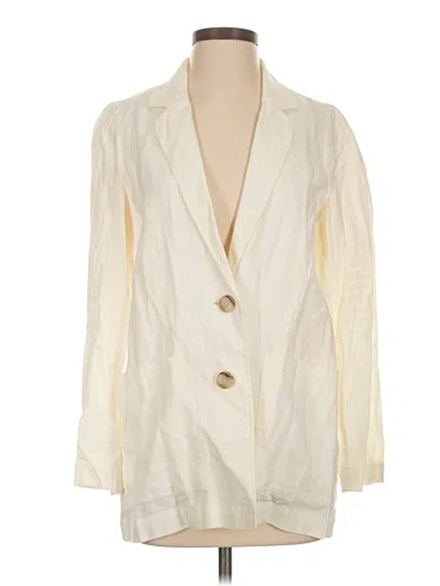 Pre-owned Madewell Blazer Jacket In White