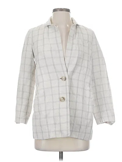 Pre-owned Madewell Blazer Jacket In White