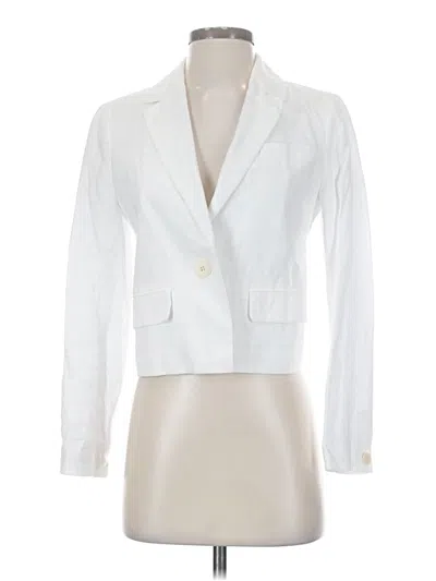 Pre-owned Madewell Blazer Jacket In White