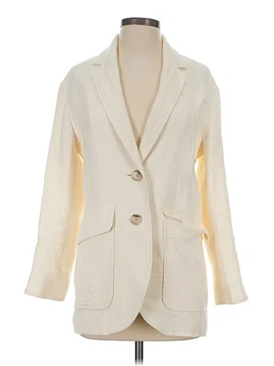 Pre-owned Madewell Blazer Jacket In White