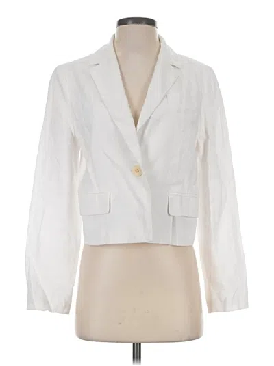 Pre-owned Madewell Blazer Jacket In White
