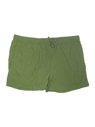 Pre-owned Madewell Board Shorts In Green