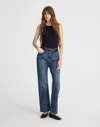 Madewell Boatneck Sleeveless Sweater In Black