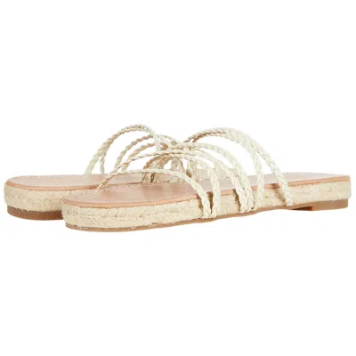 Madewell Bobbi Espadrille Slide Alabaster Md777-925 Women's In Neutral