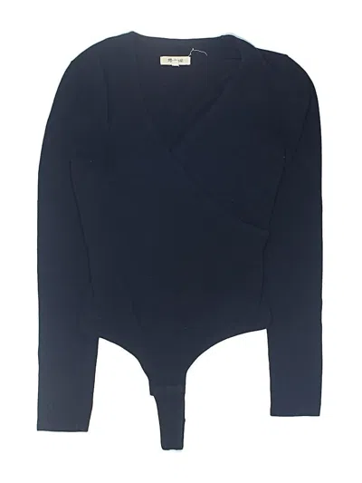 Pre-owned Madewell Bodysuit In Black