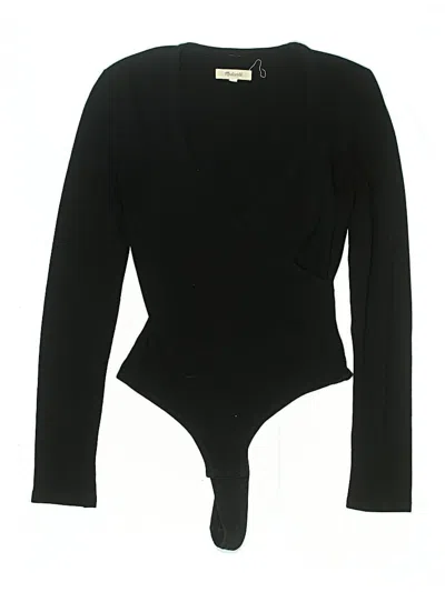 Pre-owned Madewell Bodysuit In Black
