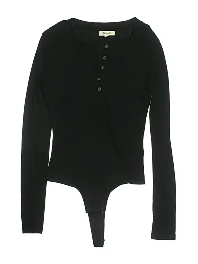 Pre-owned Madewell Bodysuit In Black