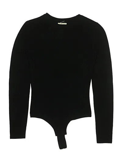 Pre-owned Madewell Bodysuit In Black