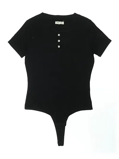 Pre-owned Madewell Bodysuit In Black